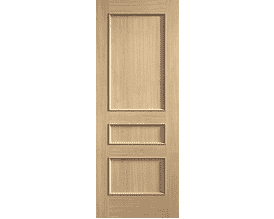 Toledo 3 Panel Oak - Prefinished Fire Door