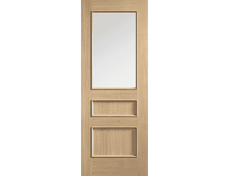 Toledo Clear Glazed Oak - Prefinished Internal Doors