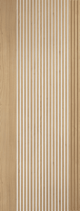 Melbourne Clear Glass Oak Prefinished Internal Door Set