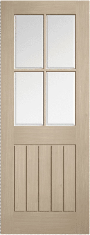 Mexicano 4L Blonde Oak Prefinished Internal Door Set