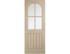 Mexicano 4L Arch Top Blonde Oak - Prefinished Internal Doors
