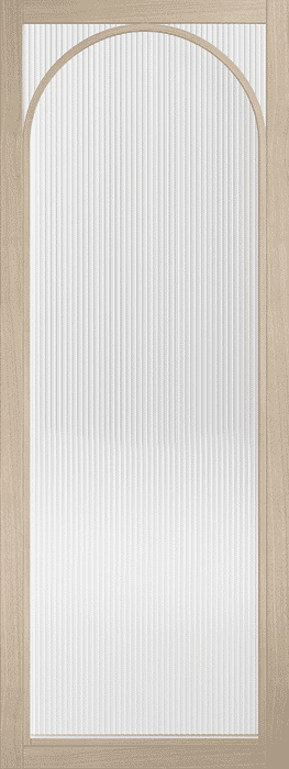 Melrose Reeded Glazed Blonde Oak Internal Doors