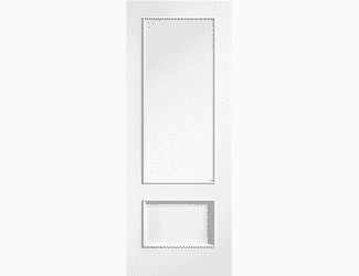 Murcia Clear Glazed White Internal Doors