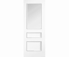 Toledo Clear Glazed White Internal Doors