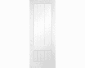 Mexicano 3/4 Glazed White Internal Doors