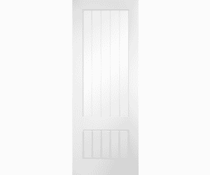 Mexicano 3/4 Glazed White Internal Doors