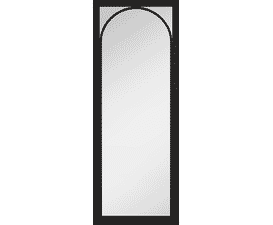 Melrose Black - Clear Glass Internal Doors