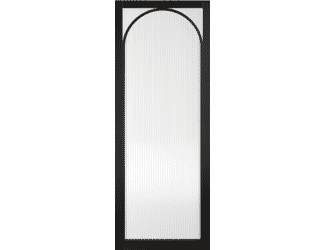 Melrose Black - Reeded Glass Internal Doors