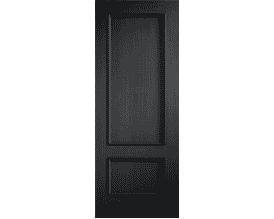 Murcia 2 Panel Black - Prefinished Fire Door