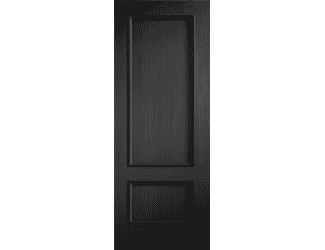 Murcia 2 Panel Black - Prefinished Fire Door