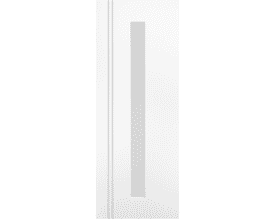 Sierra Blanco 1L Clear Glass White Internal Doors