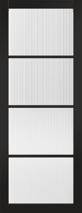 726x2040x40mm Soho Black - Reeded Glass Internal Doors Price Comparisons | Compare The Build