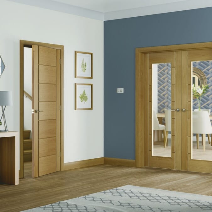 826x2040x44mm Palermo Oak Original - Prefinished Internal Doors