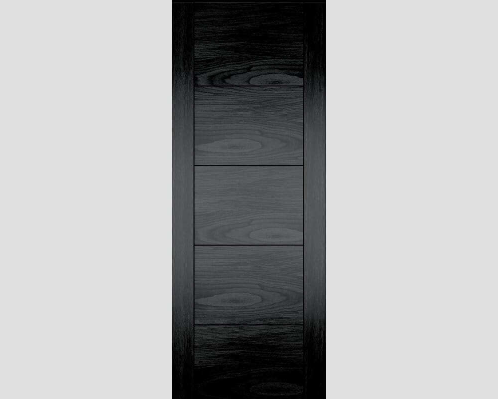 686x1981x44mm (27") Iseo Black Oak - Prefinished Fire Door