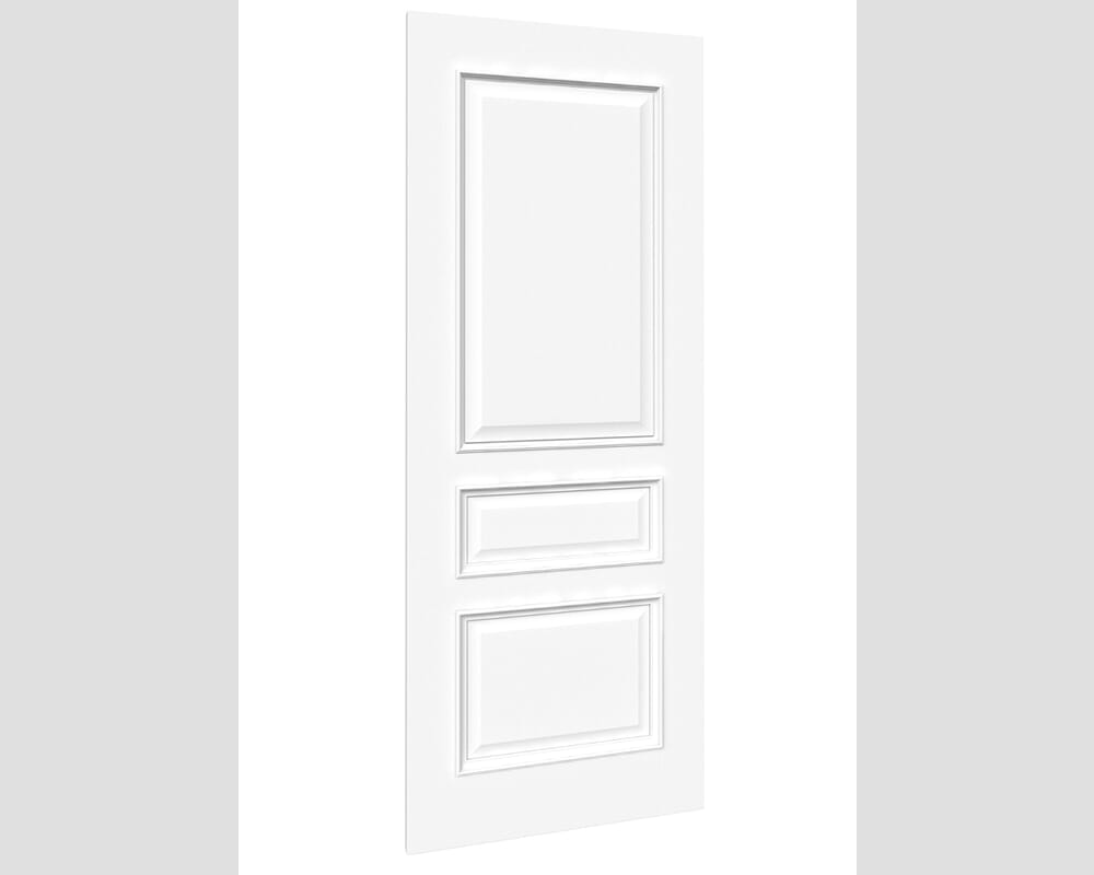 686x1981x44mm (27") Kent White - Prefinished Fire Door