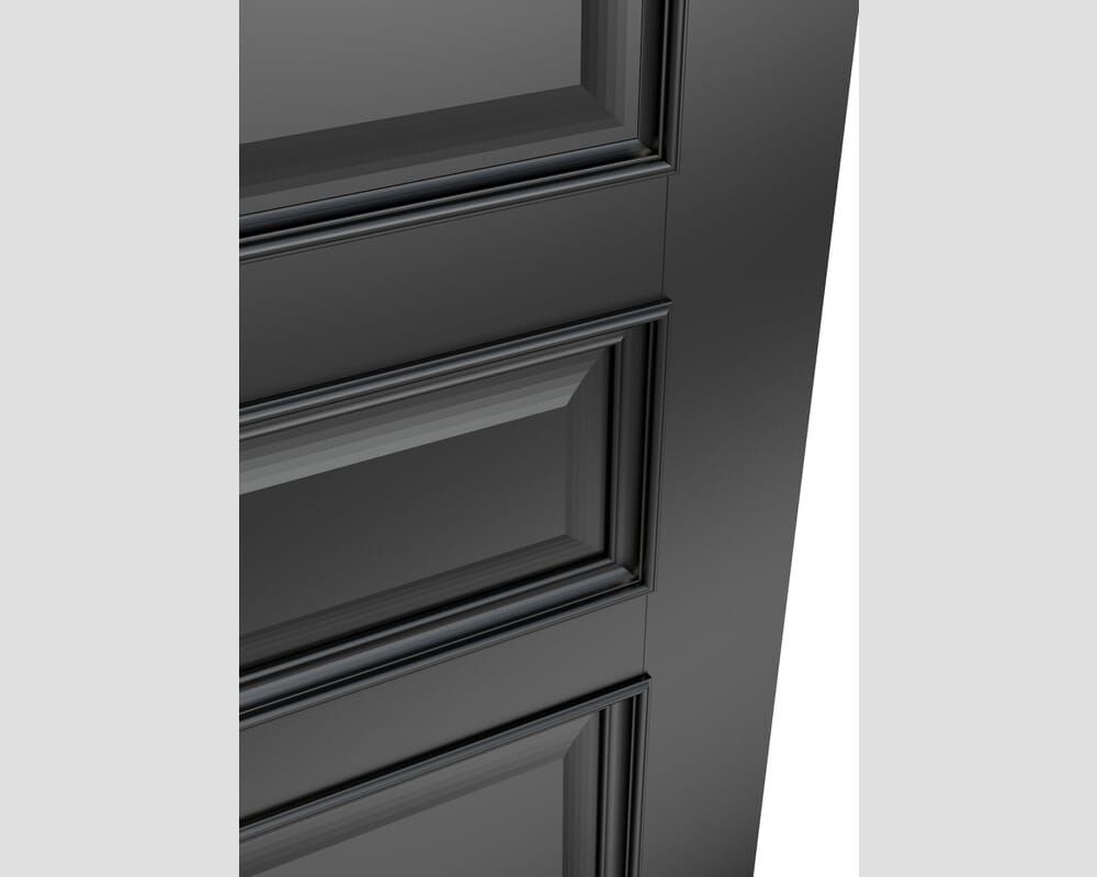 838x1981x44mm (33") Kent Black - Prefinished Internal Doors