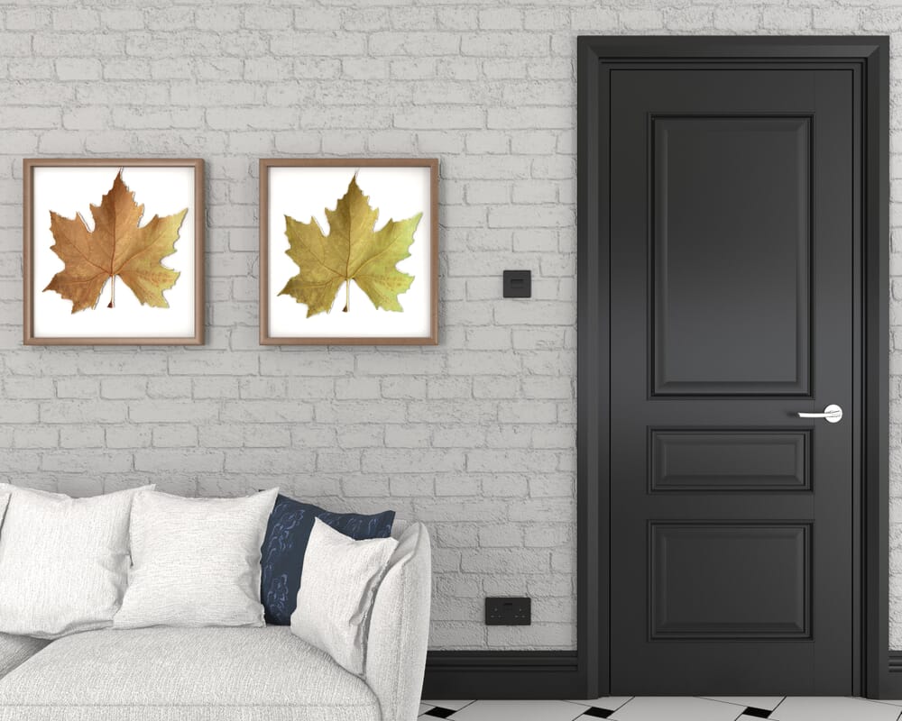 838x1981x44mm (33") Kent Black - Prefinished Internal Doors
