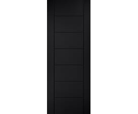 Linear 7 Panel Black Laminate Internal Doors