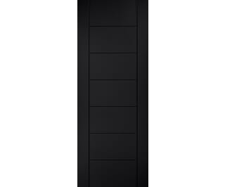 Linear 7 Panel Black Laminate Internal Doors
