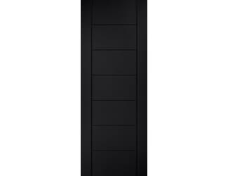 Linear 7 Panel Black Laminate Internal Doors