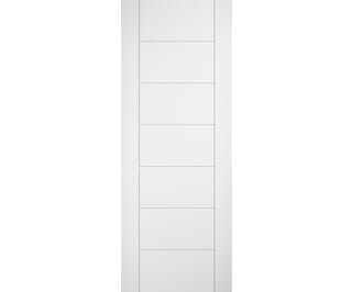 Linear 7 Panel White Laminate Internal Doors