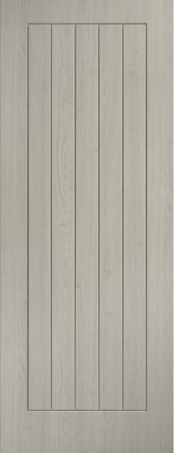 Cottage Light Grey Laminate Fire Door