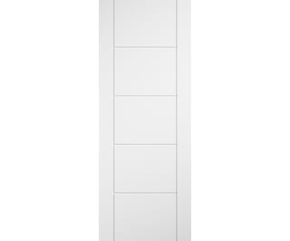 Ladder 5 Panel White Laminate Internal Doors