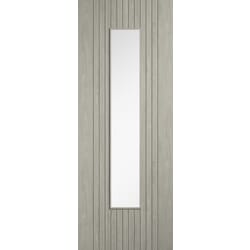 Sydney Light Grey Clear Glazed Laminate Door Sydney Light Grey Clear Glazed Laminate Door