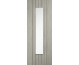 Sydney Light Grey Clear Glazed Laminate Internal Doors