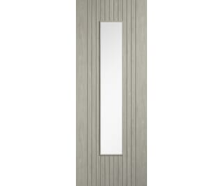 Sydney Light Grey Clear Glazed Laminate Internal Doors