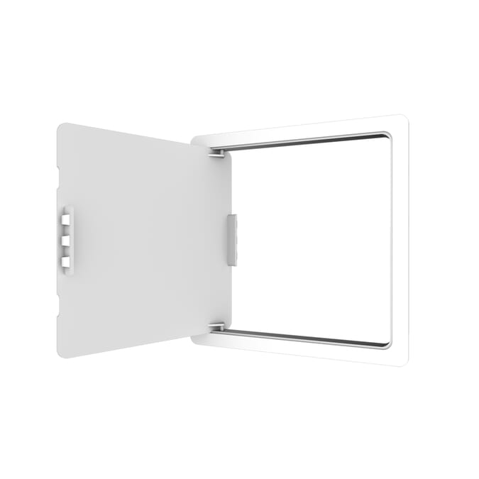 152x102mm (HxW) White Plastic Access Panel Inspection Hatch