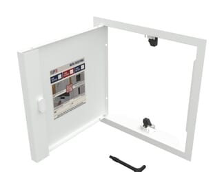 FlipFix White Metal Access Panel Inspection Hatch