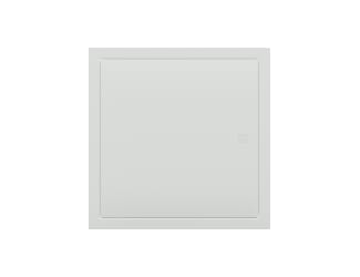 FlipFix White Metal Access Panel Inspection Hatch