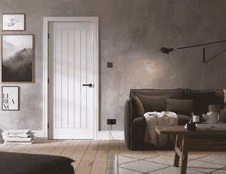 Farley White Solid Core 5 Panel Internal Doors