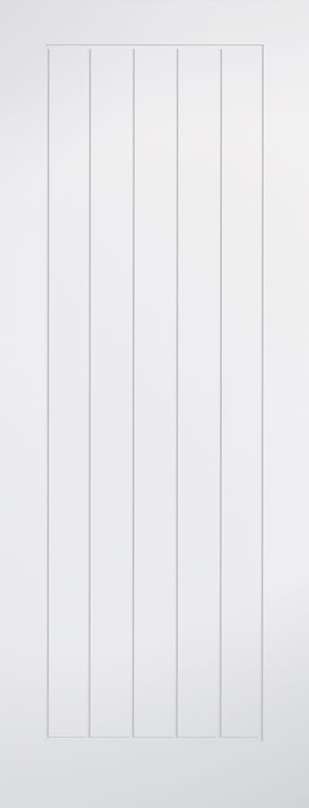 Farley White Solid Core 5 Panel Fire Door