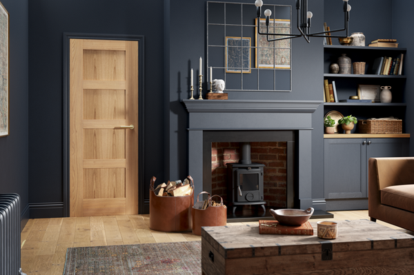 Economy Oak Shaker 4 Panel Internal Doors