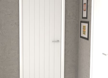 White Smooth Mexicano Internal Doors
