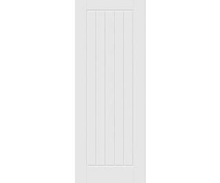 White Smooth Mexicano Fire Door