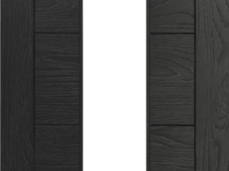 762x1981x35mm (30") Seville Brushed Black Oak Glazed - Prefinished ...