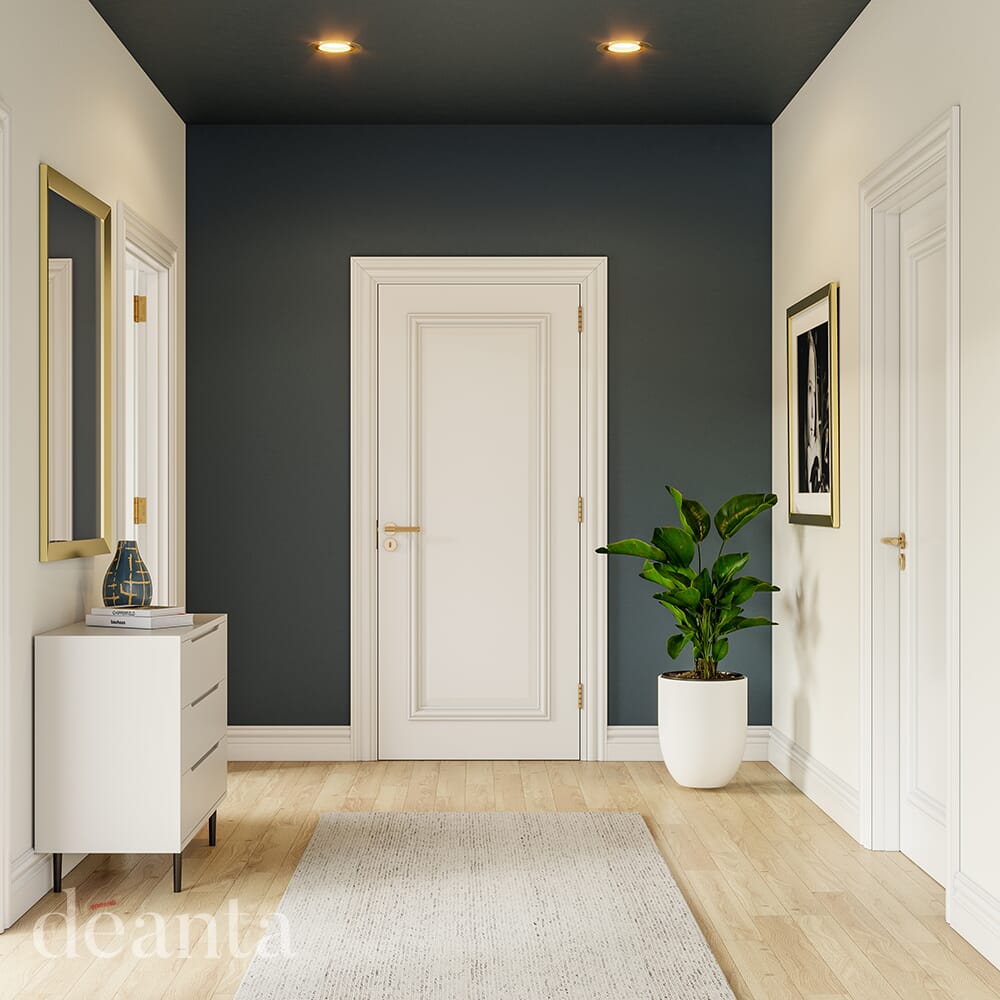 762x1981x44mm (30") Blenheim White Fire Door