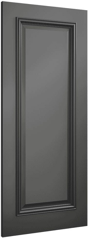 762x1981x44mm (30") Blenheim Black - Prefinished Fire Door