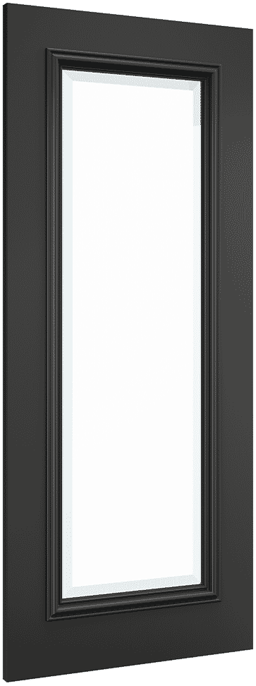 610x1981x35mm (24") Blenheim Black Glazed - Prefinished Internal Doors