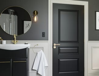 Windsor Black - Prefinished Internal Doors