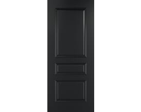 Windsor Black - Prefinished Fire Door