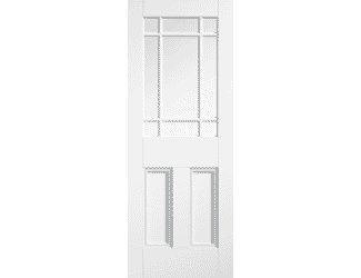 Downham White 9L Clear Glass Internal Doors