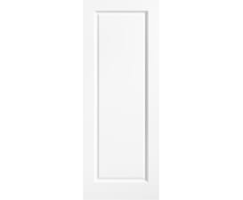 White 1 Panel Smooth Internal Doors