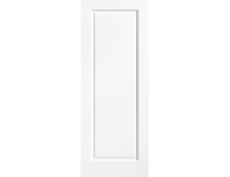 White 1 Panel Smooth Internal Doors