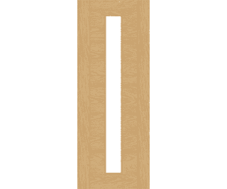Essentials Iseo Oak 1 Light Internal Doors
