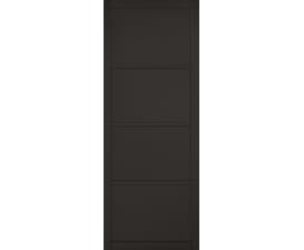 Essentials Industrial Black 4 Panel Internal Doors