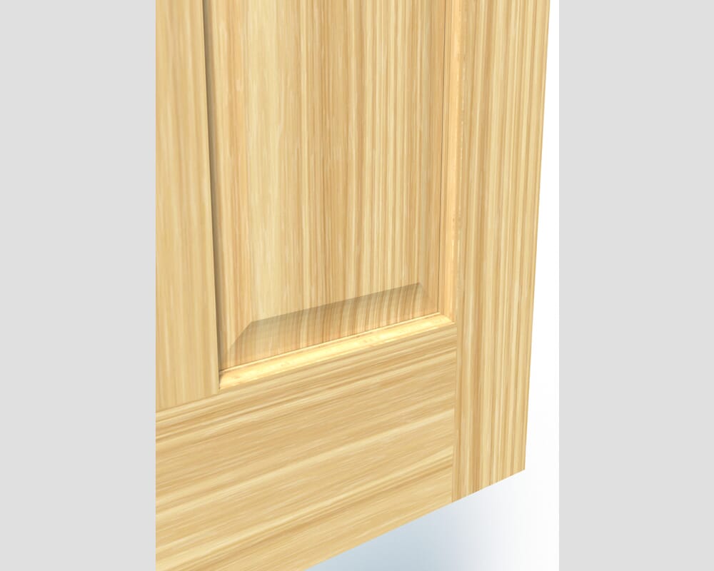 686x1981x35mm (27") Traditional Victorian Pine 4 Panel Glazed Internal Doors